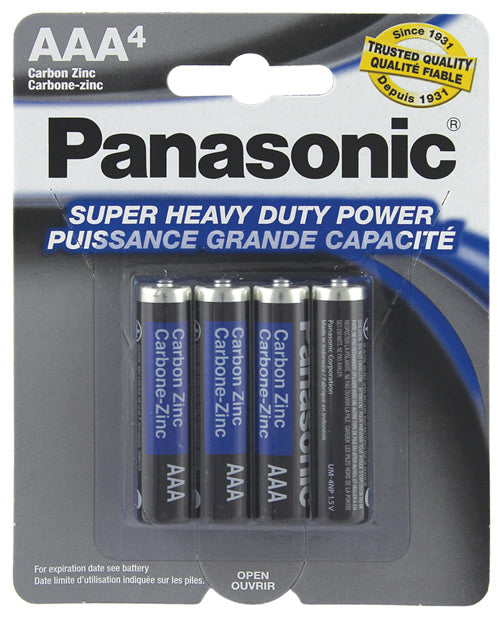 Panasonic Super Heavy Duty Battery Aaa - Pack Of 4 - LUST Depot