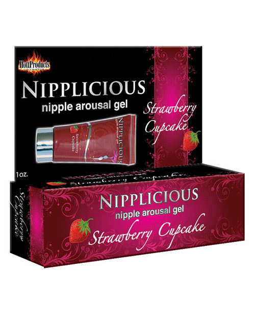 Nipplicious Nipple Arousal Gel - 1oz Strawberry - LUST Depot