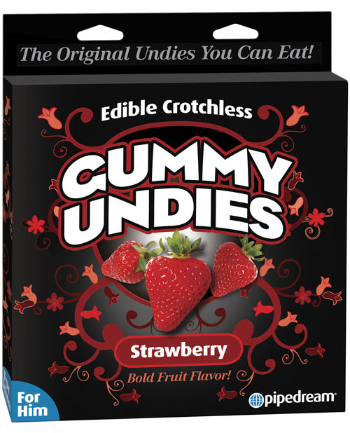 Edible Male Gummy Undies - Strawberry - LUST Depot