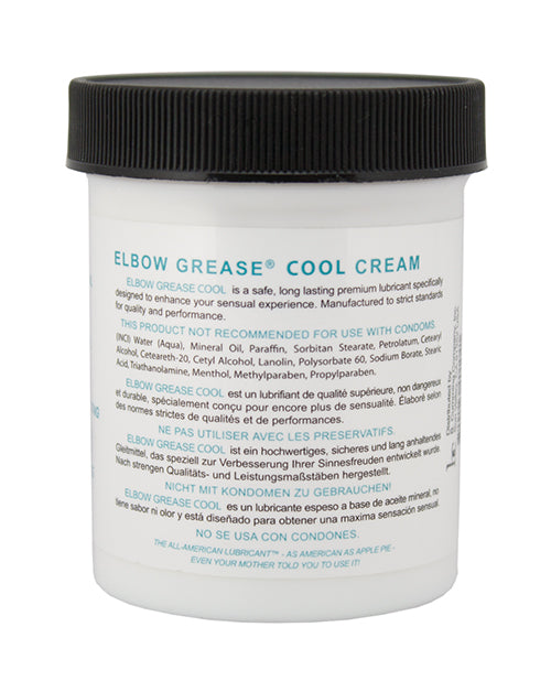 Elbow Grease Cool Cream - 4 Oz Jar - LUST Depot