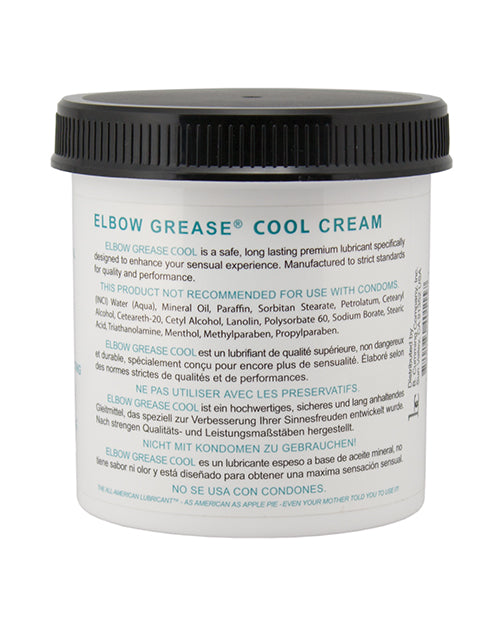 Elbow Grease Cool Cream - 15 Oz Jar - LUST Depot