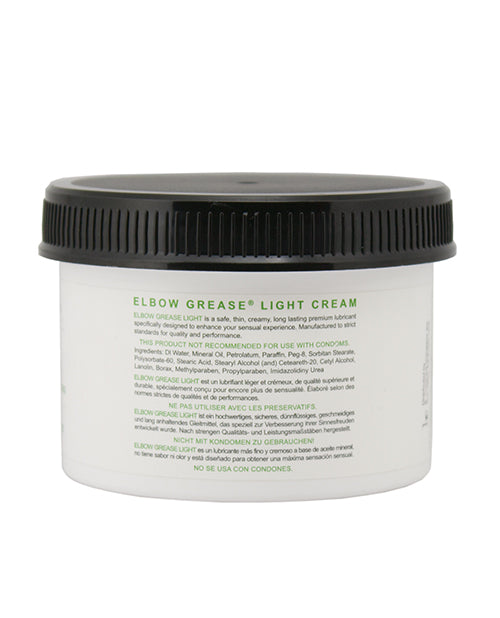 Elbow Grease Light Cream Jar - 9 Oz - LUST Depot
