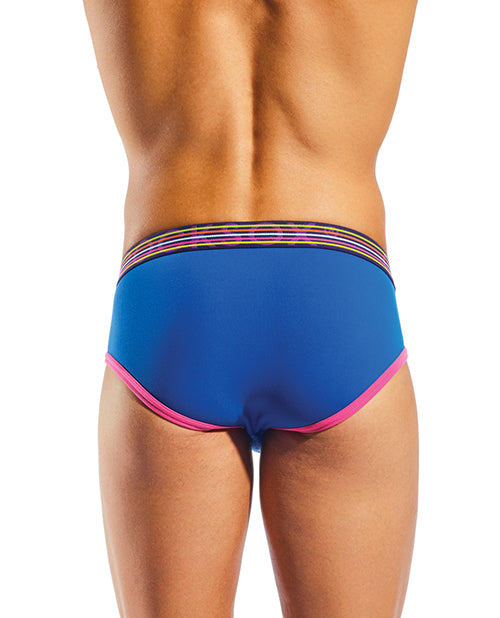 Cocksox Contour Pouch Sports Brief Electro Blue Md - LUST Depot
