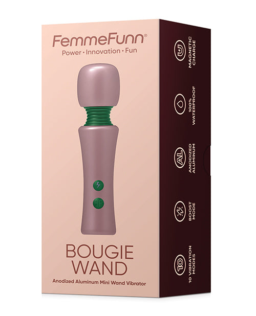 Femme Funn Flexible Head Bougie Mini  Wand - Rose Gold