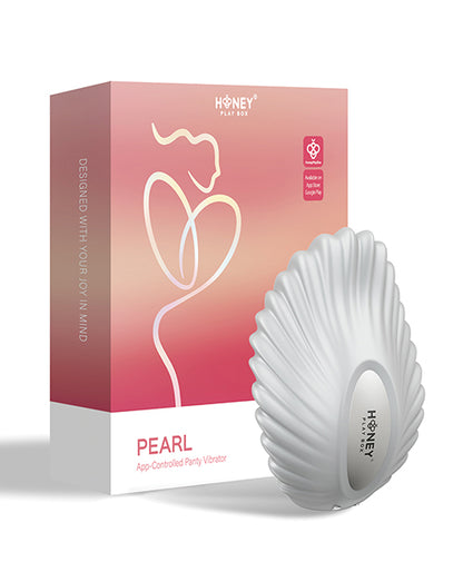 Pearl App-Controlled Magnetic Panty Vibrator - White