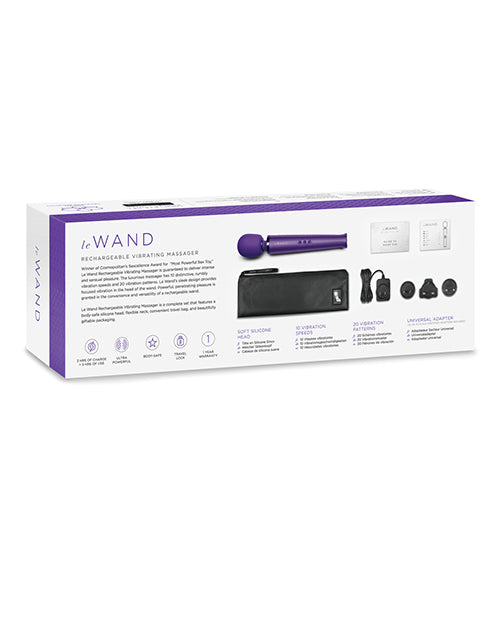 Le Wand Rechargeable Massager - Purple - LUST Depot