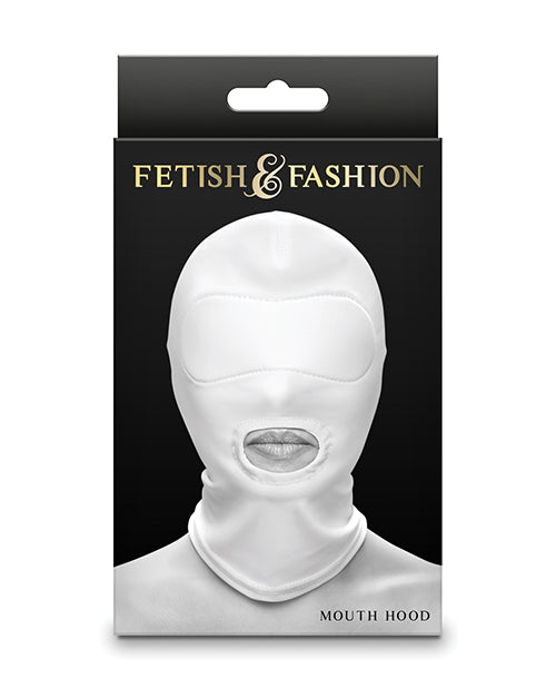 Fetish & Fashion Mouth Hood - White