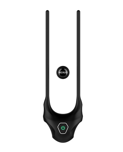 Nexus Forge Single Lasso Vibrating Cock Ring - Black - LUST Depot