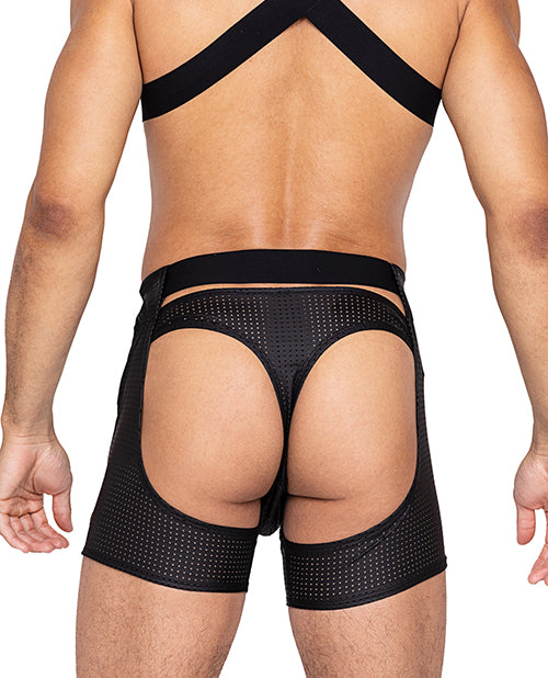 Master Thong W/contoured Pouch Black Md - LUST Depot