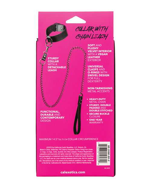 Euphoria Collection Collar W/chain Leash - LUST Depot