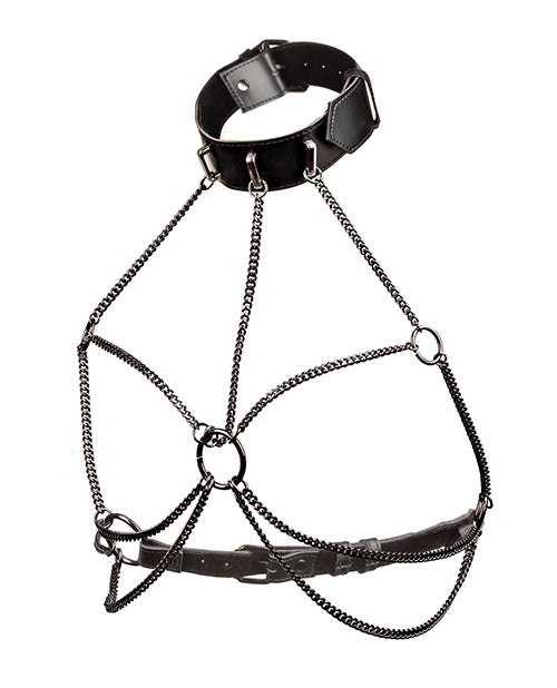 Euphoria Collection Plus Size Multi Chain Collar Harness - LUST Depot