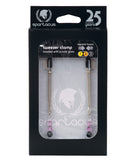 Spartacus Adjustable Tweezer Nipple Clamps W-purple Beads - LUST Depot