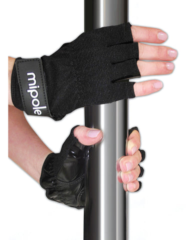 Mipole Dance Pole Gloves (pair) Medium - Black - LUST Depot