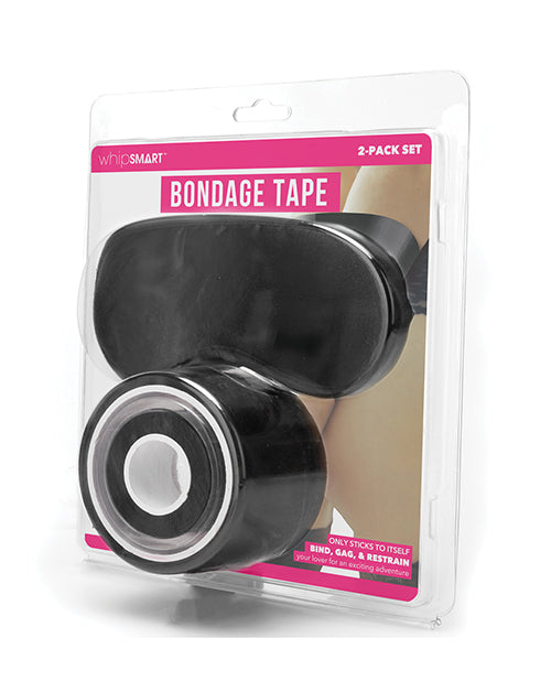 Whipsmart Bondage Tape - Black - LUST Depot