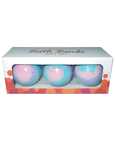 Multi Color Bath Bombs - Lavender Pack Of 3 - LUST Depot