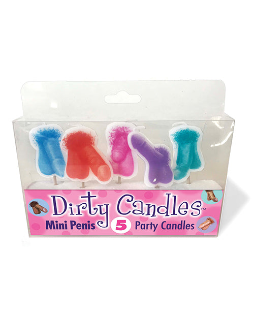 Mini Penis Dirty Candle Set - Set Of 5 - LUST Depot