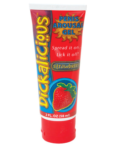 Dickalicious Penis Arousal Gel 2 Oz - Strawberry - LUST Depot