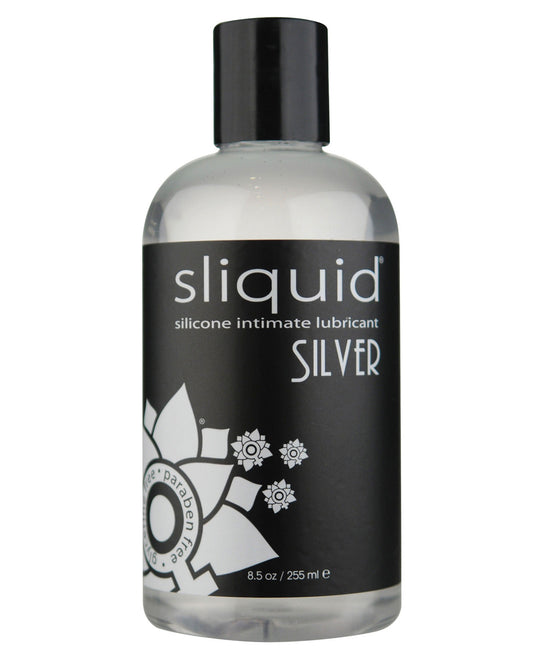 Sliquid Silver Silicone Lube Glycerine & Paraben Free - 8.5 Oz - LUST Depot