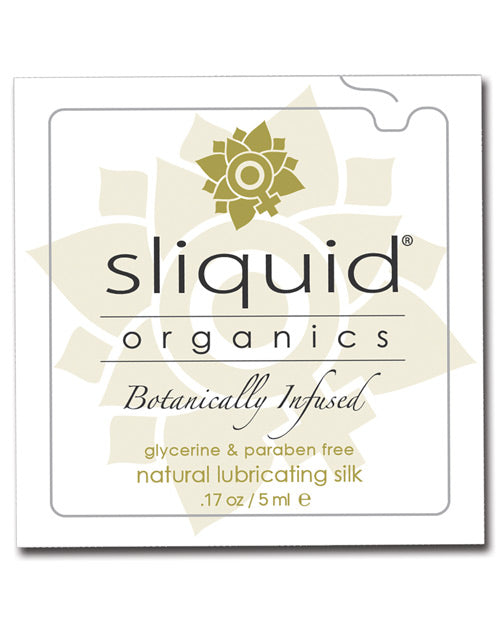 Sliquid Organics Silk Lubricant - .17 Oz Pillow - LUST Depot