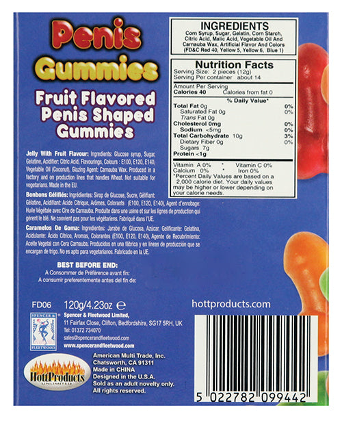 Penis Gummies Candy - 5.35 Oz. - LUST Depot