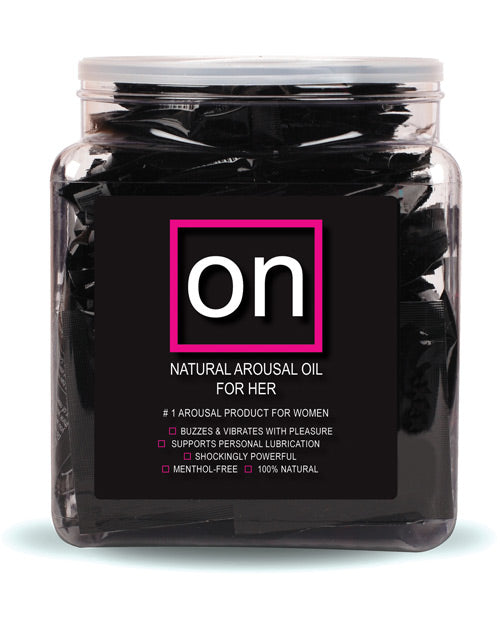 On Natural Arousal Oil - Ampule Packet Bowl Of 75 - LUST Depot