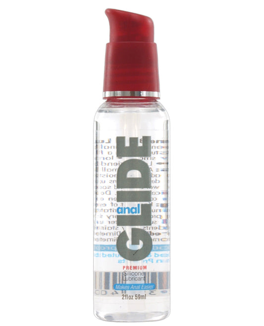 Anal Glide Silicone Lubricant - 2 Oz Pump Bottle - LUST Depot