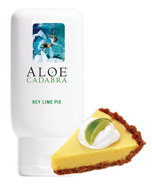 Aloe Cadabra Organic Lubricant - 2.5 Oz Bottle Key Lime Pie - LUST Depot