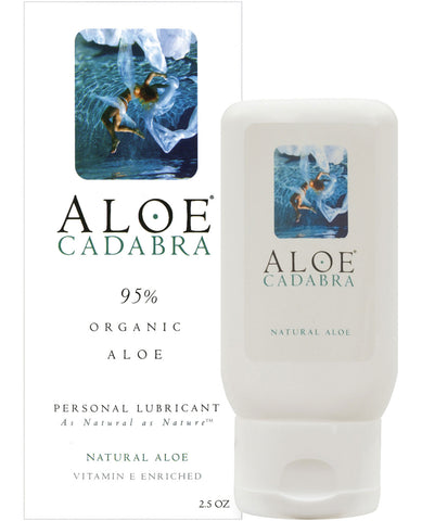 Aloe Cadabra Organic Lubricant - 2.5 Oz Bottle Natural - LUST Depot
