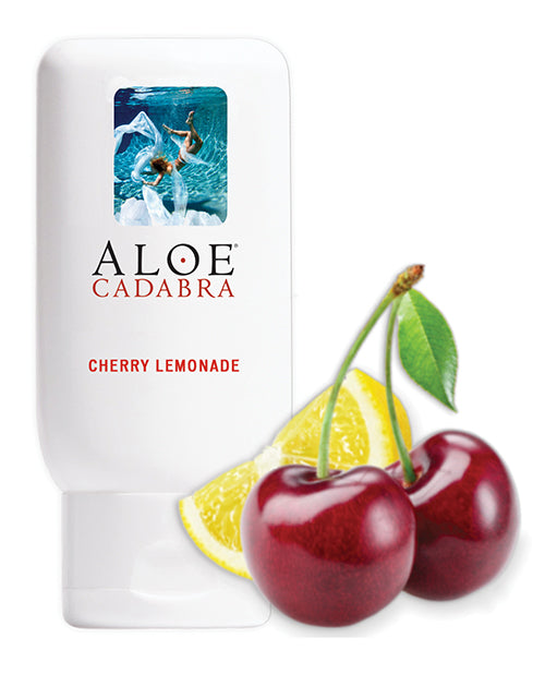 Aloe Cadabra Organic Lubricant - 2.5 Oz Bottle Cherry Lemonade - LUST Depot