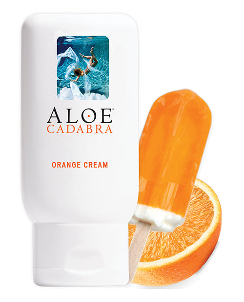Aloe Cadabra Organic Lubricant - 2.5 Oz Bottle Orange Cream - LUST Depot