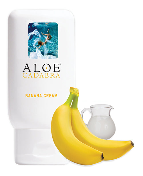 Aloe Cadabra Organic Lubricant - 2.5 Oz Bottle Banana Cream - LUST Depot