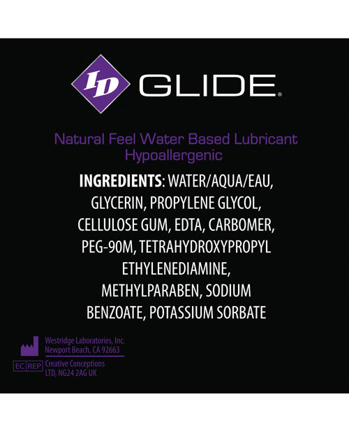Id Glide Water Based Lubricant - 12 Ml Tube Bowl Of 72 - LUST Depot