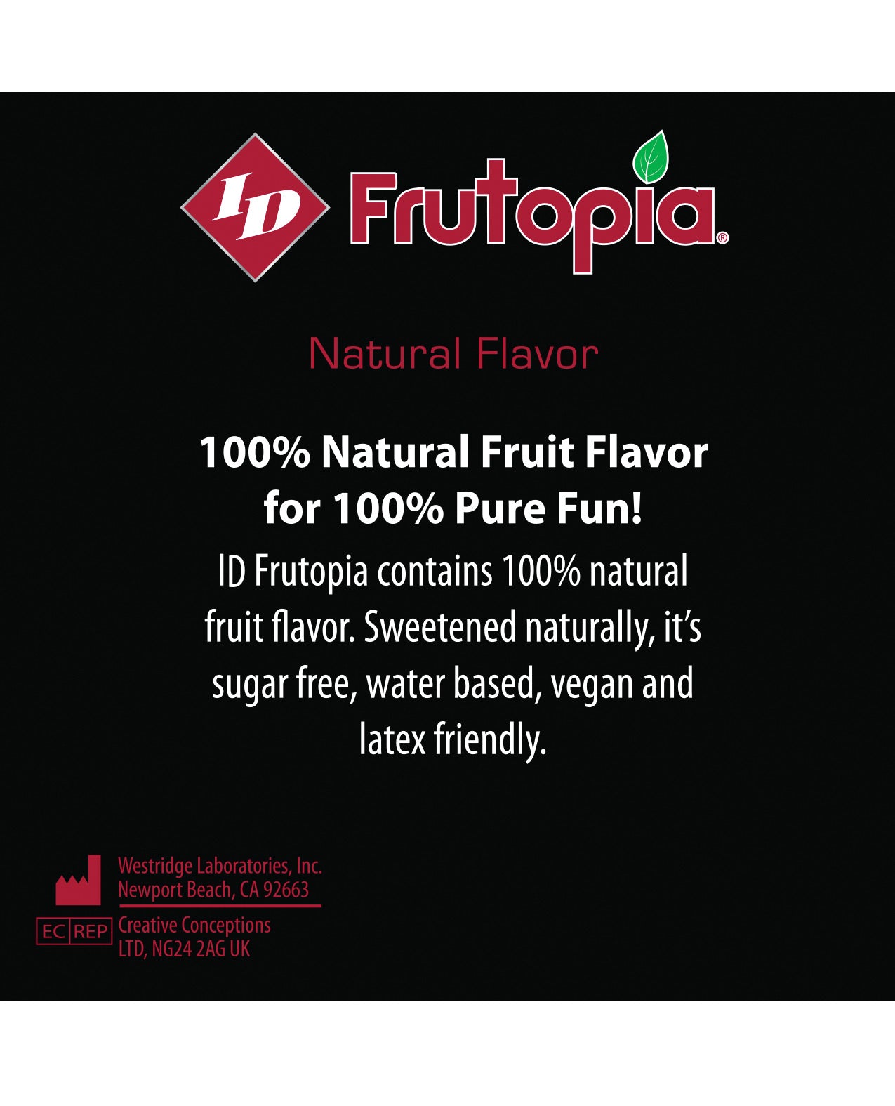 Id Frutopia Natural Lubricant - 3.4 Oz Cherry - LUST Depot