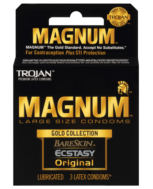 Trojan Magnum Gold Collection - Box Of 3 - LUST Depot