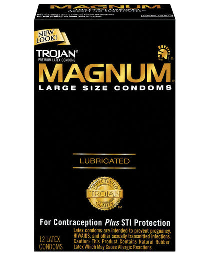 Trojan Magnum Condoms - Box Of 12 - LUST Depot