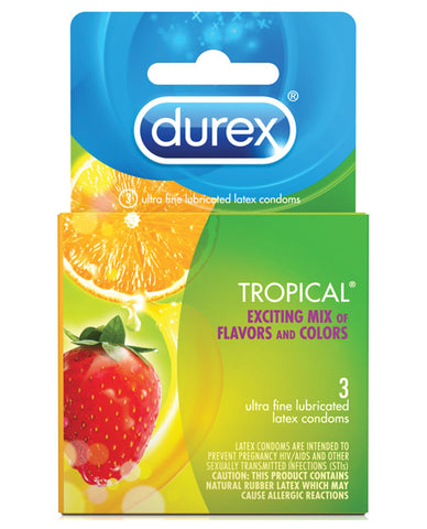 Durex Tropical Flavors - Box Of 3 - LUST Depot