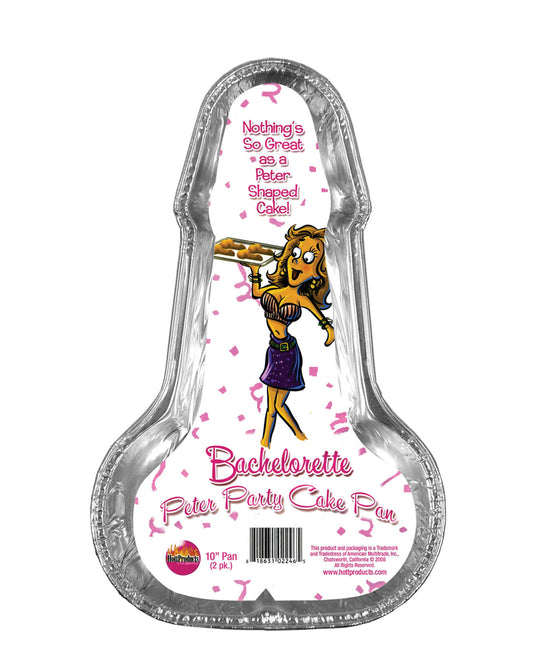 Bachelorette Disposable Peter Party Cake Pan Medium - Pack Of 2 - LUST Depot