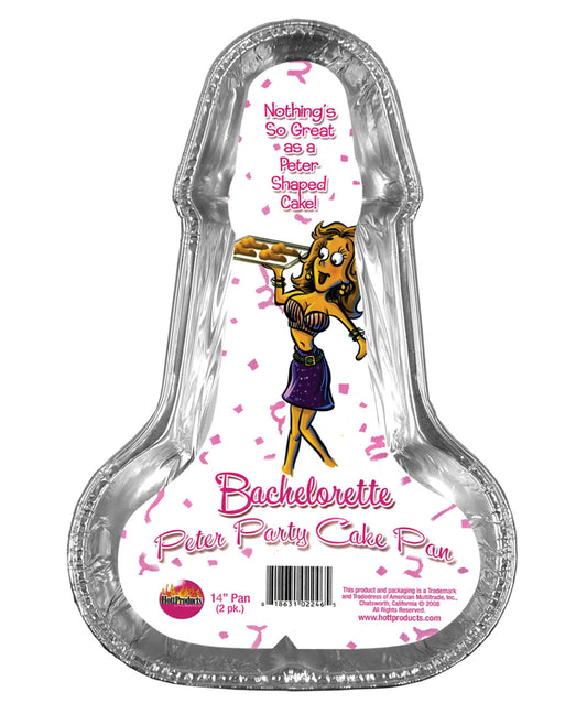 Bachelorette Disposable Peter Party Cake Pan Large - Pack Of 2 - LUST Depot