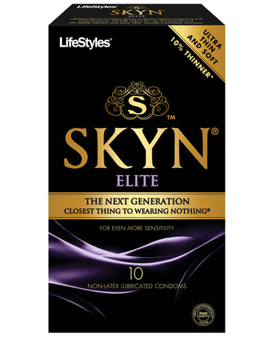 Lifestyles Skyn Elite Ultra Thin Condoms - Pack Of 10 - LUST Depot