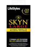 Lifestyles Skyn Large Non-latex - Box Of 12 - LUST Depot