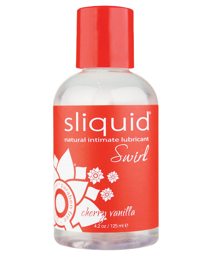 Sliquid Naturals Swirl Lubricant - 4.2 Oz  Cherry Vanilla - LUST Depot
