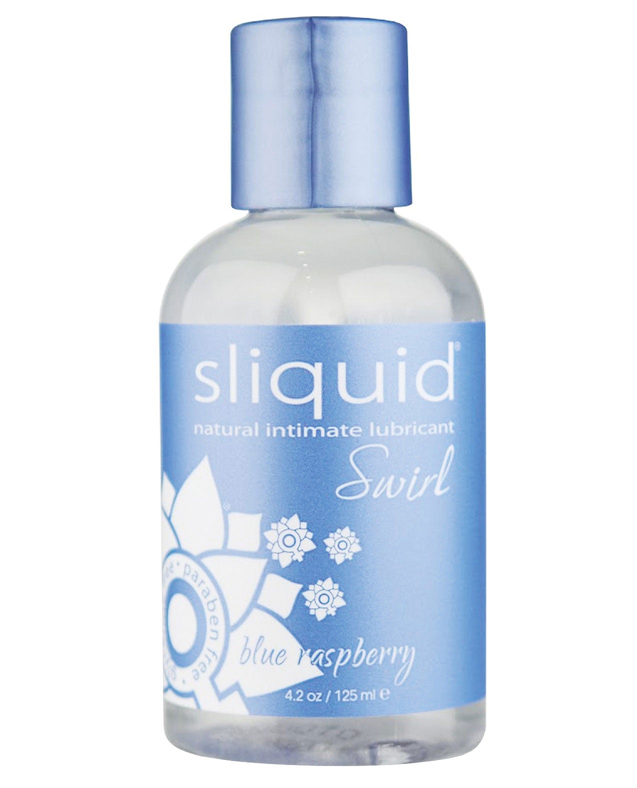 Sliquid Naturals Swirl Lubricant - 4.2 Oz  Blue Raspberry - LUST Depot