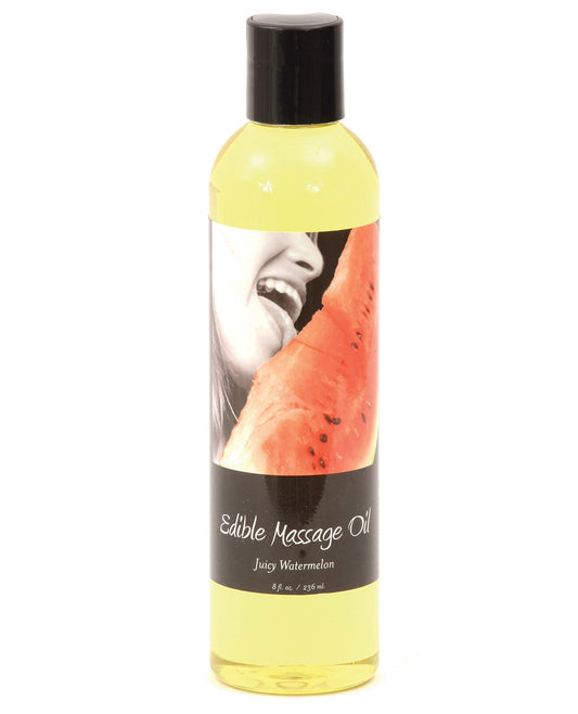 Earthly Body Hemp Edible Massage Oil - 8 Oz Watermelon - LUST Depot