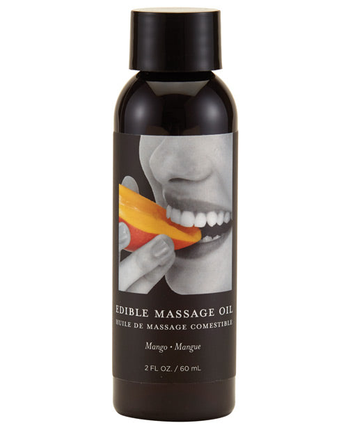Earthly Body Edible Massage Oil - 2 Oz Mango - LUST Depot