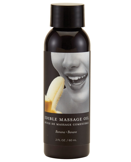 Earthly Body Edible Massage Oil - 2 Oz Banana - LUST Depot