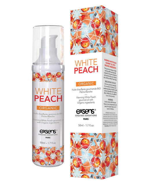 Exsens Of Paris Organic Massage Oil - 50 Ml White Peach - LUST Depot