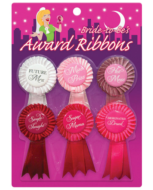 Bride To Be's Award Ribbons - Pack Of 6 - LUST Depot