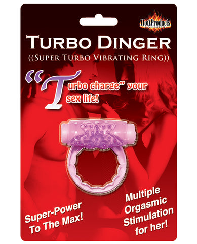 Humm Dinger Turbo Vibrating Cockring - Purple - LUST Depot