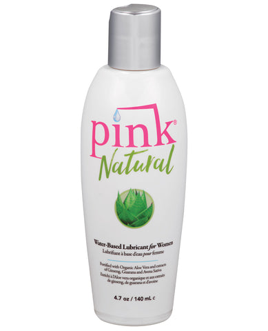 Pink Natural Water Based Lubricant For Women - 4.7 Oz - LUST Depot