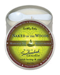 Earthly Body Suntouched Hemp Candle - 6 Oz Round Tin Naked In The Woods - LUST Depot